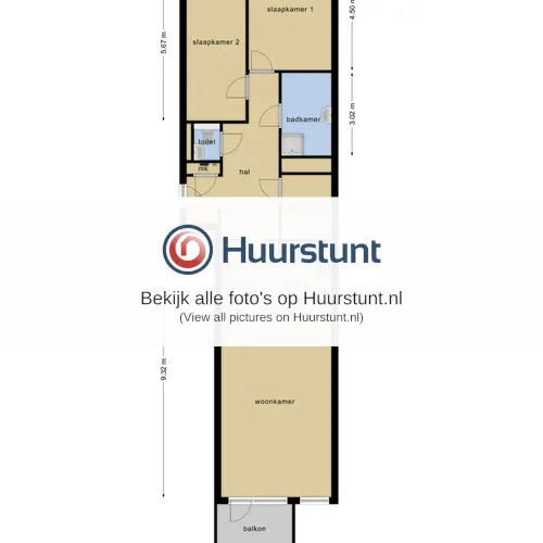 Woning aan de Kronehoefstraat te Eindhoven - Afbeelding 2